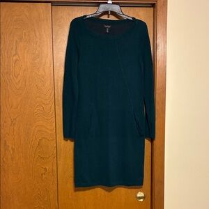 Dark Teal Sweater Dress